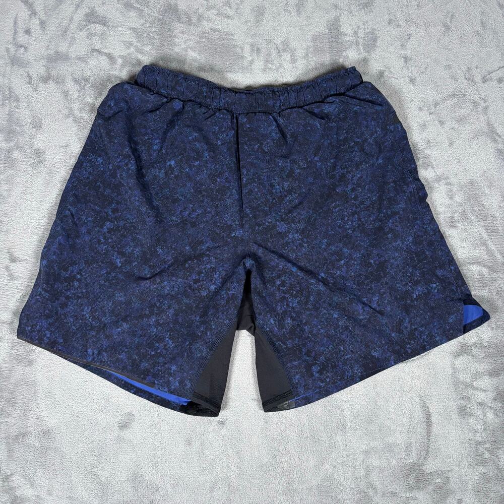 Lululemon Pace Breaker Shorts Blue Camo Size Small